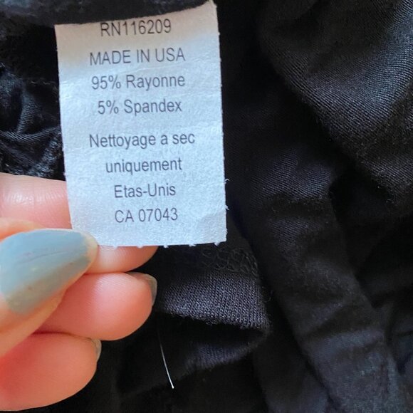 Velvet Torch black mock neck mini Dress small - Picture 6 of 6